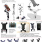 Heavy Duty Aluminum Alloy Pole/Bar Stand Desktop Clamp Tablet Mount