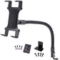 Heavy Duty Flexible 22“ Aluminum gooseneck ELD compliant car truck fleet floor seat bolt Tablet mount