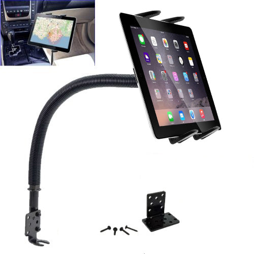 Heavy Duty Flexible 22“ Aluminum gooseneck ELD compliant car truck fleet floor seat bolt Tablet mount