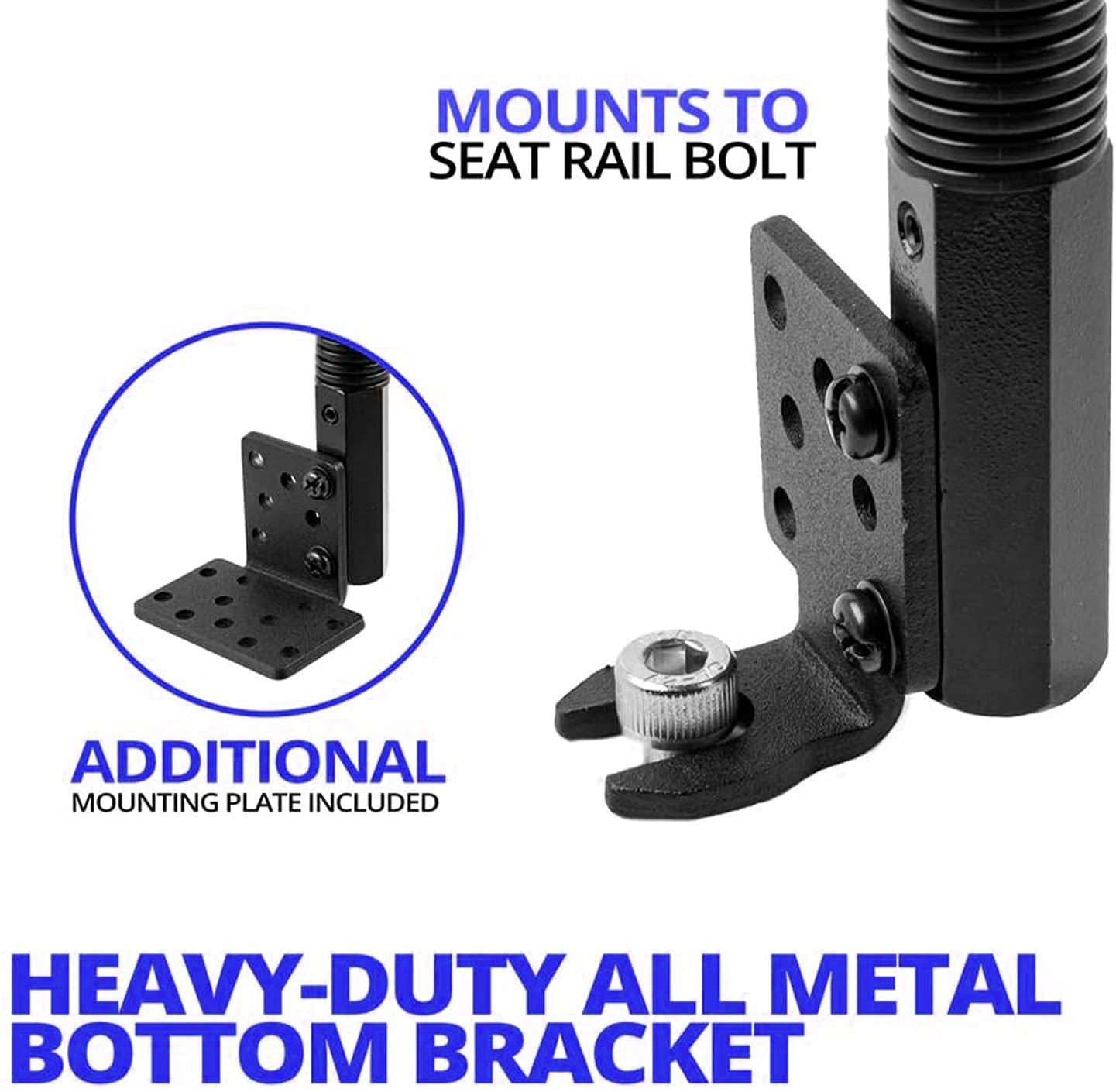 Heavy Duty Flexible 22“ Aluminum gooseneck ELD compliant car truck fleet floor seat bolt Tablet mount